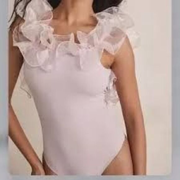 Free People Tops - INTIMATELY FREE PEOPLE | haute wired bodysuit in light sand M $NWT 58